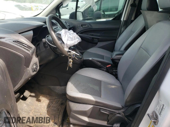 2018 Ford Transit Connect XL with VIN NM0GS9E74J1366779, listed as a Copart auction lot 61565865 with 106,491 mi miles and Salvage title. Bid and sale history available at DreamBid. Image 7.