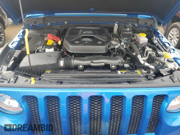 2022 Jeep Wrangler Unlimited Willys with VIN 1C4HJXDN0NW254617, listed as a Copart auction lot 74772844 with Not Provided miles and Non Repairable. Bid and sale history available at DreamBid. Image 12.