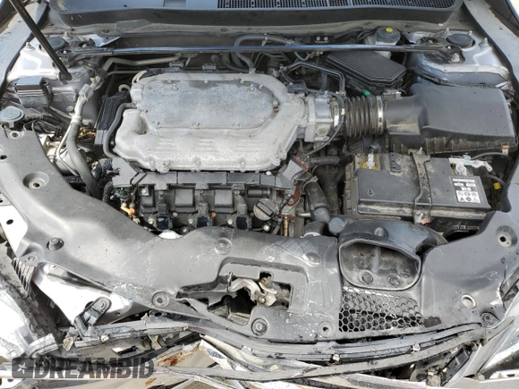 2015 Acura TLX Technology with VIN 19UUB3F55FA002721, listed as a Copart auction lot 55875264 with 90,083 mi miles and Salvage title. Bid and sale history available at DreamBid. Image 12.