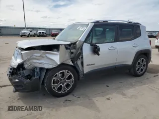 2015 Jeep Renegade Limited with VIN ZACCJADT0FPB57482, listed as a Copart auction lot 50270575 with 100,253 mi miles and Salvage Title. Bid and sale history available at DreamBid. Image 1.