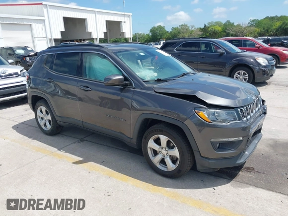 2020 Jeep Compass Latitude with VIN 3C4NJCBB3LT136018, listed as a IAAI auction lot 41915073 with 80,785 mi miles and . Bid and sale history available at carsss.com. Image 1.