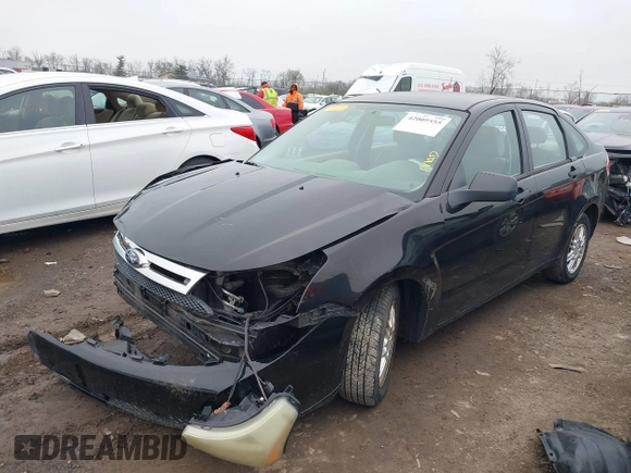 2010 Ford Focus SE with VIN 1FAHP3FN3AW139336, listed as a IAAI auction lot 42009555 with 108,814 mi miles. Bid and sale history available at carsss.com. Image 2.