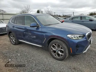 2024 BMW X3 xDrive30i with VIN 5UX53DP01R9V84314, listed as a Copart auction lot 47014205 with 8,645 mi miles and Salvage Title. Bid and sale history available at carsss.com. Image 4.