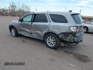 2019 Dodge Durango Special Service with VIN 1C4SDJFT5KC765078, listed as a IAAI auction lot 41976314 with 89,165 mi miles and . Bid and sale history available at carsss.com. Image 3.