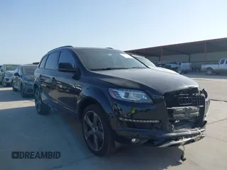 2014 Audi Q7 3.0T Premium with VIN WA1CGAFE2ED010007, listed as a IAAI auction lot 41751305 with 120,524 mi miles. Bid and sale history available at carsss.com. Image 1.