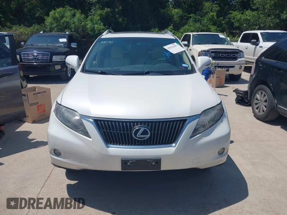 2010 Lexus RX 350 with VIN 2T2BK1BA4AC038283, listed as a IAAI auction lot 42522693 with 119,934 mi miles and . Bid and sale history available at DreamBid. Image 12.