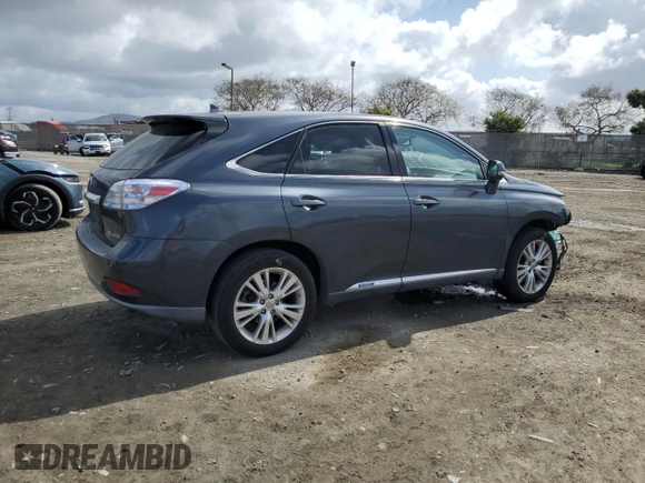 2011 Lexus RX 450h with VIN JTJZB1BA5B2005986, listed as a Copart auction lot 51085835 with 143,119 mi miles and Salvage title. Bid and sale history available at DreamBid. Image 3.