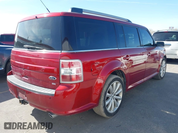2013 Ford Flex SEL with VIN 2FMHK6C82DBD30465, listed as a IAAI auction lot 41667555 with 159,588 mi miles. Bid and sale history available at carsss.com. Image 4.