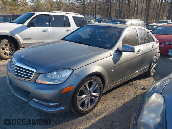 2012 Mercedes-Benz C-Class C 250 Sport with VIN WDDGF4HB4CR239244, listed as a IAAI auction lot 41858881 with 141,310 mi miles. Bid and sale history available at carsss.com. Image 2.