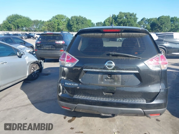 2016 Nissan Rogue SV with VIN KNMAT2MT0GP617296, listed as a IAAI auction lot 41972089 with 189,579 mi miles. Bid and sale history available at carsss.com. Image 17.