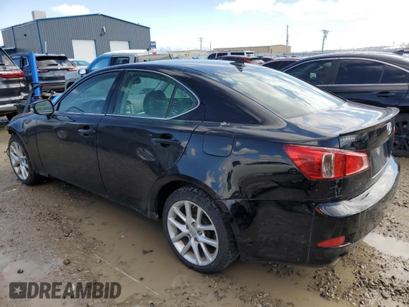 2013 Lexus IS 250 with VIN JTHCF5C23D5062845, listed as a Copart auction lot 48813515 with 124,064 mi miles and Salvage Title. Bid and sale history available at DreamBid. Image 2.