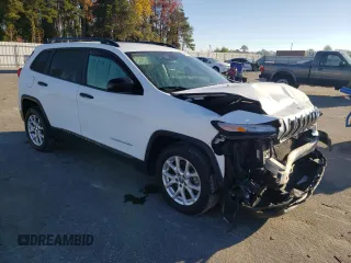 2017 Jeep Cherokee Sport z VIN 1C4PJLAS7HW548230, wystawiony jako Copart lot #81716524 z przebiegiem 84 313 mil mil oraz Szkoda całkowita • Salvage title. Historia ofert i sprzedaży dostępna na DreamBid. Obrazek 4.