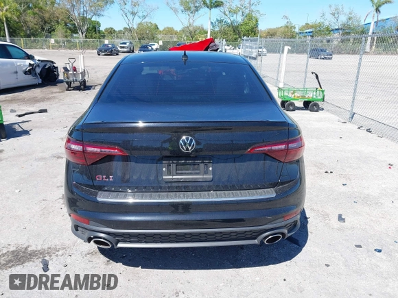 2024 Volkswagen Jetta GLI Autobahn with VIN 3VW1T7BU9RM050889, listed as a IAAI auction lot 41741652 with 5,275 mi miles and . Bid and sale history available at DreamBid. Image 16.
