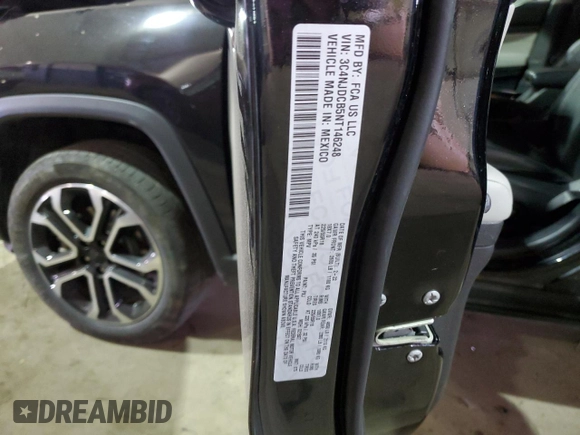 2022 Jeep Compass Limited z VIN 3C4NJDCB5NT146248, wystawiony jako Copart lot #49112635 z przebiegiem 21 730 mil mil oraz Szkoda całkowita • Salvage title. Historia ofert i sprzedaży dostępna na DreamBid. Obrazek 13.
