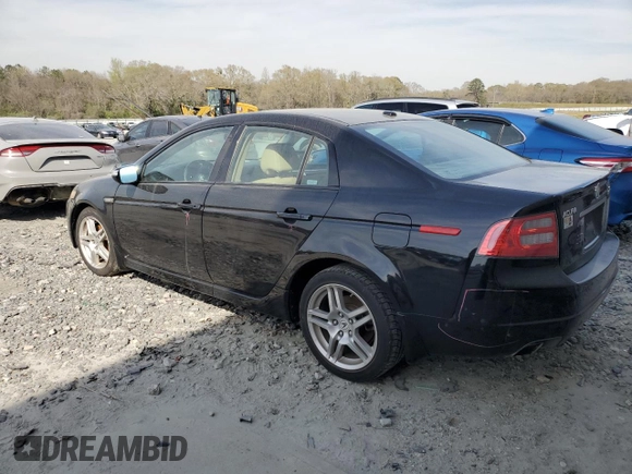2008 Acura TL with VIN 19UUA66288A049819, listed as a Copart auction lot 49431255 with 154,967 mi miles and Salvage Title. Bid and sale history available at carsss.com. Image 2.