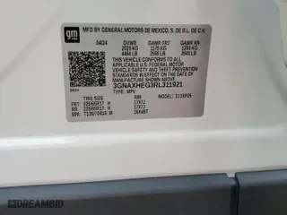 2024 Chevrolet Equinox LS with VIN 3GNAXHEG3RL311921, listed as a Copart auction lot 47956145 with 10,316 mi miles and Salvage Title. Bid and sale history available at carsss.com. Image 15.