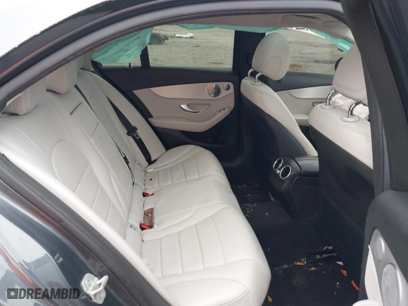 2015 Mercedes-Benz C-Class C 300 with VIN 55SWF4JB9FU056365, listed as a IAAI auction lot 41549063 with 119,106 mi miles. Bid and sale history available at carsss.com. Image 8.