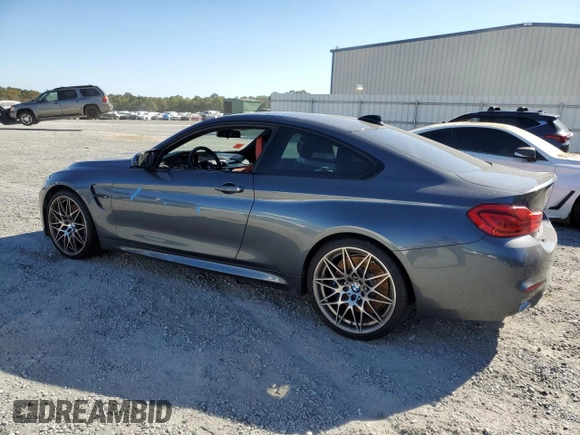 2018 BMW M4 with VIN WBS4Y9C54JAA85700, listed as a Copart auction lot 75889994 with Not Provided miles and Salvage Title. Bid and sale history available at carsss.com. Image 2.