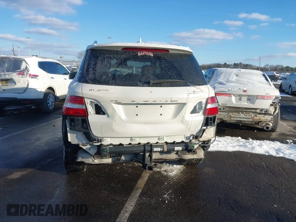 2015 Mercedes-Benz M 400 with VIN 4JGDA5GB7FA483181, listed as a IAAI auction lot 41353004 with 105,507 mi miles and . Bid and sale history available at DreamBid. Image 6.