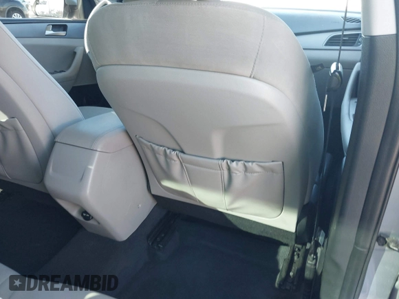 2017 Hyundai Sonata SE with VIN 5NPE24AF3HH564783, listed as a IAAI auction lot 41744125 with Not Provided miles. Bid and sale history available at carsss.com. Image 8.