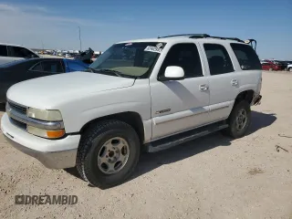 2002 Chevrolet Tahoe LT with VIN 1GNEC13Z92R206355, listed as a Copart auction lot 52462955 with 110,918 mi miles and Salvage Title. Bid and sale history available at carsss.com. Image 1.