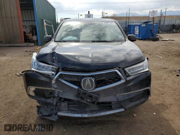 2017 Acura MDX w/Technology Pkg with VIN 5FRYD4H59HB023934, listed as a Copart auction lot 48361165 with 65,083 mi miles and Salvage Title. Bid and sale history available at carsss.com. Image 5.