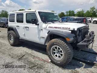 2021 Jeep Wrangler Unlimited Rubicon with VIN 1C4HJXFN6MW685250, listed as a Copart auction lot 55730915 with 48,049 mi miles and Salvage Title. Bid and sale history available at carsss.com. Image 4.