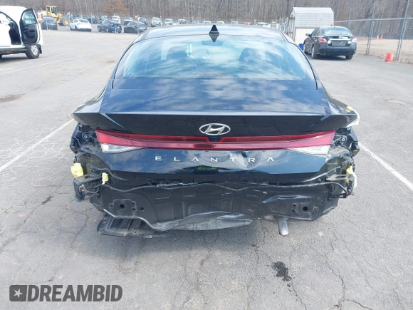2023 Hyundai Elantra SEL with VIN KMHLM4AG8PU442866, listed as a IAAI auction lot 41790018 with 14,454 mi miles and . Bid and sale history available at DreamBid. Image 6.