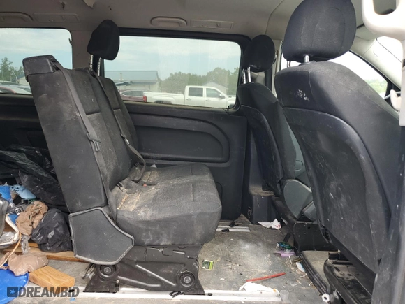 2018 Mercedes-Benz Metris Passenger Van with VIN WD4PG2EEXJ3500442, listed as a Copart auction lot 69496814 with 55,673 mi miles and Salvage Title. Bid and sale history available at carsss.com. Image 12.