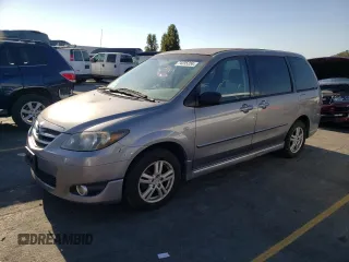 2004 Mazda MPV LX with VIN JM3LW28AX40506050, listed as a Copart auction lot 74335234 with 211,708 mi miles and Salvage Title. Bid and sale history available at carsss.com. Image 1.