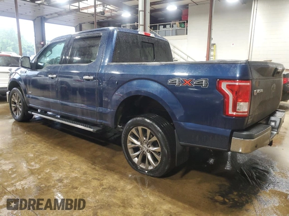 2015 Ford F-150 XLT with VIN 1FTEW1EP4FKD52429, listed as a Copart auction lot 60623615 with 173,605 mi miles and Salvage title. Bid and sale history available at DreamBid. Image 2.