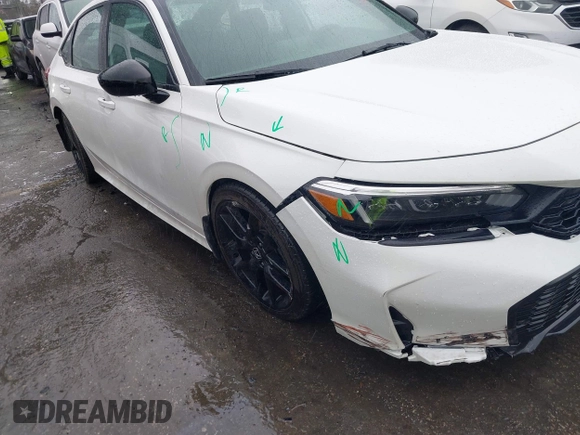 2025 Honda Civic Sport with VIN 2HGFE2F50SH516112, listed as a IAAI auction lot 41578183 with 8,138 mi miles and . Bid and sale history available at DreamBid. Image 6.