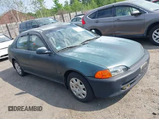 1995 Honda Civic z VIN JHMEH9696SS007551, wystawiony jako IAAI lot #42476617 z przebiegiem 193 419 mil mil oraz . Historia ofert i sprzedaży dostępna na DreamBid. Obrazek 1.