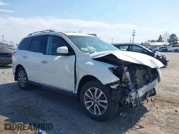2013 Nissan Pathfinder SL z VIN 5N1AR2MM6DC629197, wystawiony jako IAAI lot #41847580 z przebiegiem 188 121 mil mil oraz . Historia ofert i sprzedaży dostępna na DreamBid. Obrazek 6.