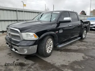 2014 Ram 1500 Longhorn Limited with VIN 1C6RR7PT5ES338521, listed as a Copart auction lot 49802315 with 195,518 mi miles and Salvage title. Bid and sale history available at DreamBid. Image 1.