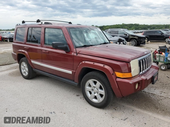 2008 Jeep Commander Limited с VIN 1J8HG58208C111040, выставлен на аукционе Copart как лот 62288045 с пробегом 160 462 миль миль и Чистый • Clean title. История ставок и продаж доступна на DreamBid. Изображение 4.