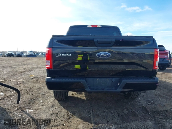 2017 Ford F-150 XL with VIN 1FTEW1EP7HFB65004, listed as a IAAI auction lot 41876164 with 105,487 mi miles. Bid and sale history available at carsss.com. Image 16.