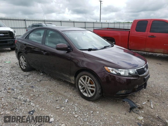 2011 Kia Forte EX with VIN KNAFU4A26B5361922, listed as a Copart auction lot 54936544 with 155,406 mi miles and Salvage Title. Bid and sale history available at carsss.com. Image 4.