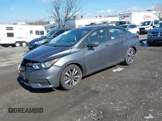 2021 Nissan Versa SV with VIN 3N1CN8EV0ML819040, listed as a IAAI auction lot 41878510 with 80,778 mi miles and . Bid and sale history available at carsss.com. Image 2.