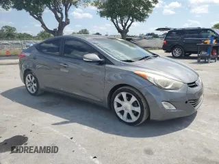 2013 Hyundai Elantra Limited with VIN 5NPDH4AE1DH172008, listed as a Copart auction lot 55026315 with 161,632 mi miles and Salvage Title. Bid and sale history available at DreamBid. Image 4.
