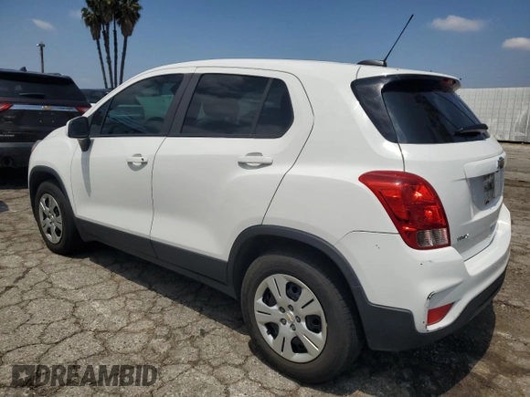 2018 Chevrolet Trax LS with VIN KL7CJKSBXJB602153, listed as a Copart auction lot 54795795 with 139,790 mi miles and Clean Title. Bid and sale history available at carsss.com. Image 2.