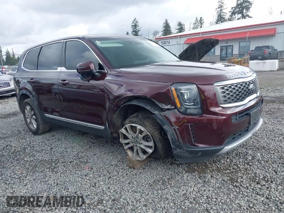 2021 Kia Telluride LX z VIN 5XYP24HC8MG146502, wystawiony jako IAAI lot #41936276 z przebiegiem 94 820 mil mil oraz . Historia ofert i sprzedaży dostępna na DreamBid. Obrazek 1.