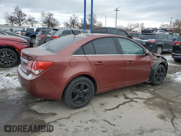 2012 Chevrolet Cruze LT w/1LT with VIN 1G1PF5SC9C7331018, listed as a Copart auction lot 82116214 with 189,849 mi miles and Salvage Title. Bid and sale history available at carsss.com. Image 3.
