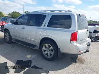 2011 Nissan Armada SV with VIN 5N1BA0ND2BN610453, listed as a IAAI auction lot 41647008 with 163,236 mi miles and . Bid and sale history available at DreamBid. Image 3.