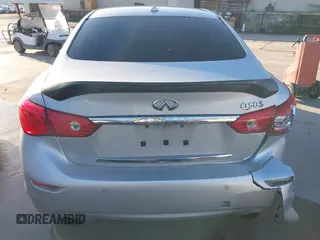 2015 Infiniti Q50 Premium with VIN JN1BV7AP8FM331816, listed as a IAAI auction lot 41760845 with 168,507 mi miles. Bid and sale history available at carsss.com. Image 16.