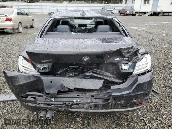 2014 BMW 4 Series 428i xDrive with VIN WBA3N5C59EF716495, listed as a Copart auction lot 37768323 with 88,371 mi miles and Salvage Title. Bid and sale history available at DreamBid. Image 6.