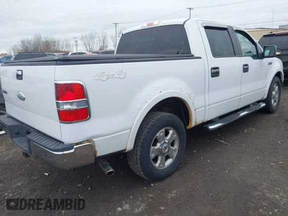 2007 Ford F-150 XLT with VIN 1FTPW14537FA76876, listed as a IAAI auction lot 42038390 with 172,219 mi miles. Bid and sale history available at carsss.com. Image 4.
