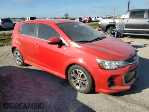 2017 Chevrolet Sonic LT with VIN 1G1JD6SB5H4142044, listed as a Copart auction lot 42549525 with 116,008 mi miles and Salvage Title. Bid and sale history available at carsss.com. Image 4.