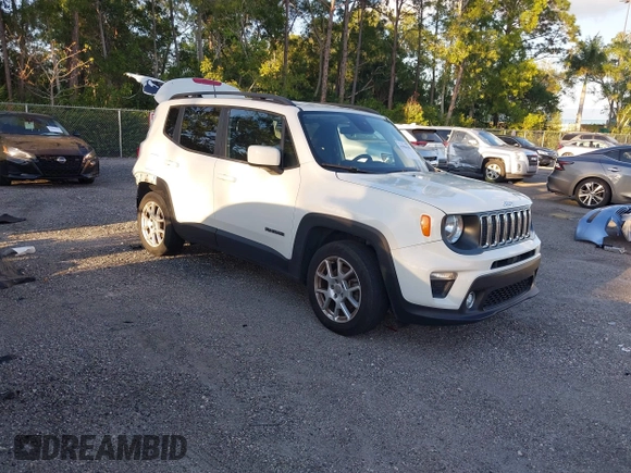 2019 Jeep Renegade Latitude with VIN ZACNJABB9KPJ82136, listed as a IAAI auction lot 41906183 with 51,162 mi miles and . Bid and sale history available at DreamBid. Image 1.