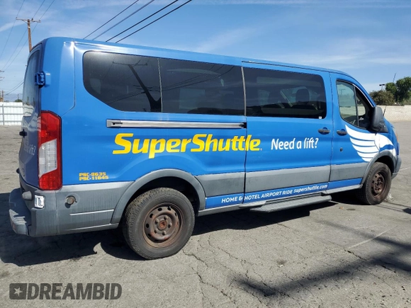 2015 Ford Transit XL with VIN 1FBZX2YM6FKA83862, listed as a Copart auction lot 45398815 with 321,903 mi miles and Clean title. Bid and sale history available at DreamBid. Image 3.